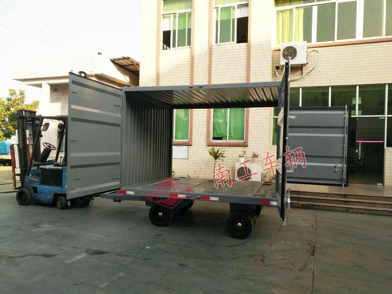 无动力全挂15吨三开门箱式欧冠联赛联赛(中国)非标订