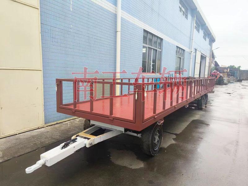 7吨欧冠联赛联赛(中国)牵引工具拖车 带护栏减震刹车功能拖车
