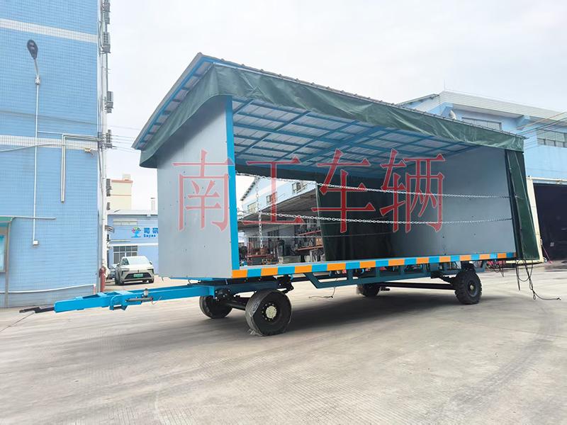 5吨雨篷拖车 牵引式雨棚欧冠联赛联赛(中国)